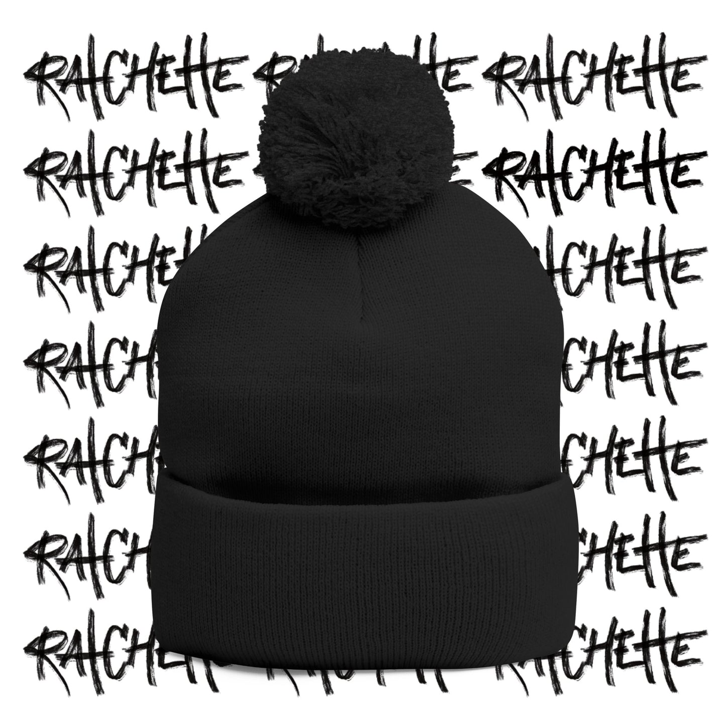 Ratchette Pom-Pom Knit Cap