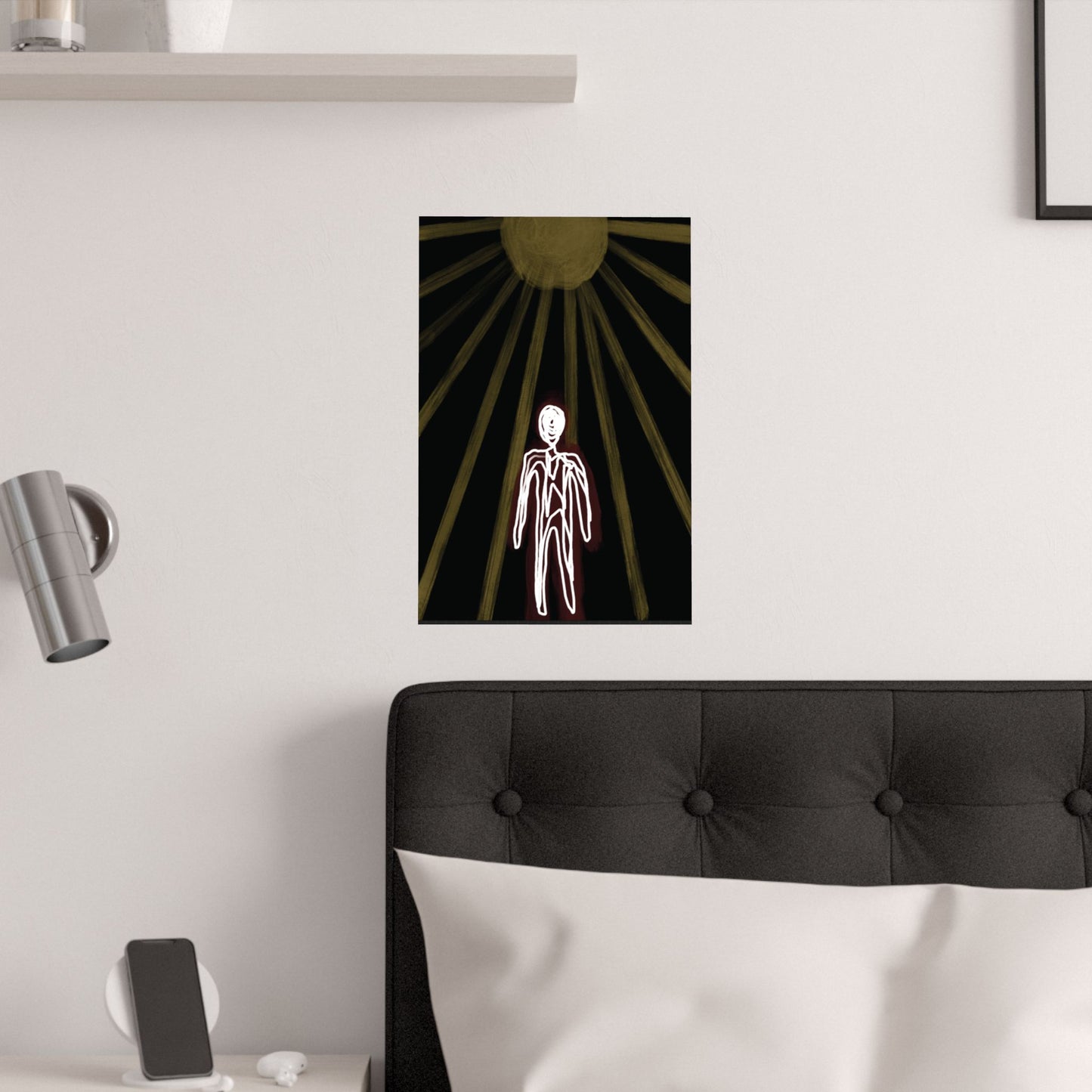 Satin Poster - Am I Human - 210gsm Artwork