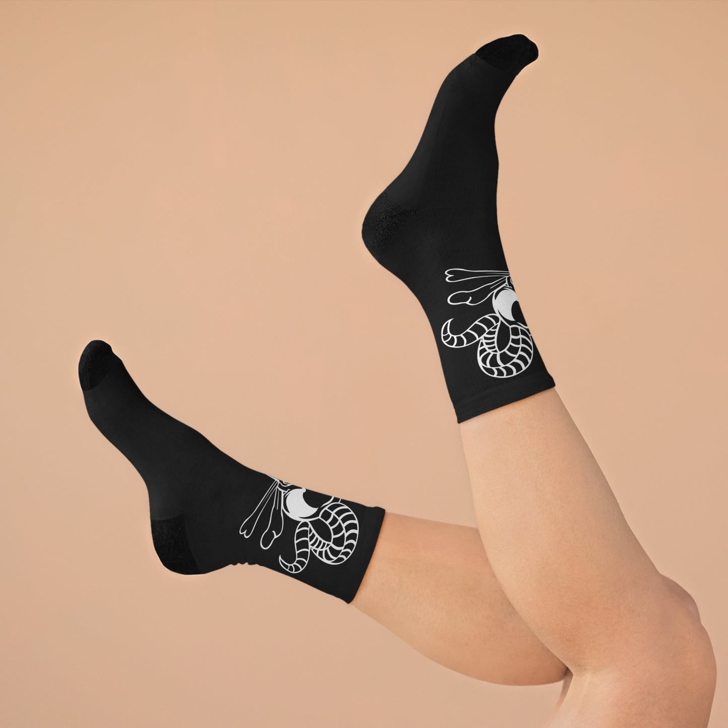 Descent to Darkness -  Recycled Poly Socks