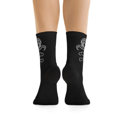 Descent to Darkness -  Recycled Poly Socks