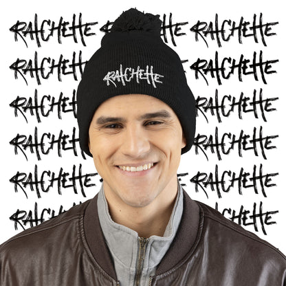 Ratchette Pom-Pom Knit Cap