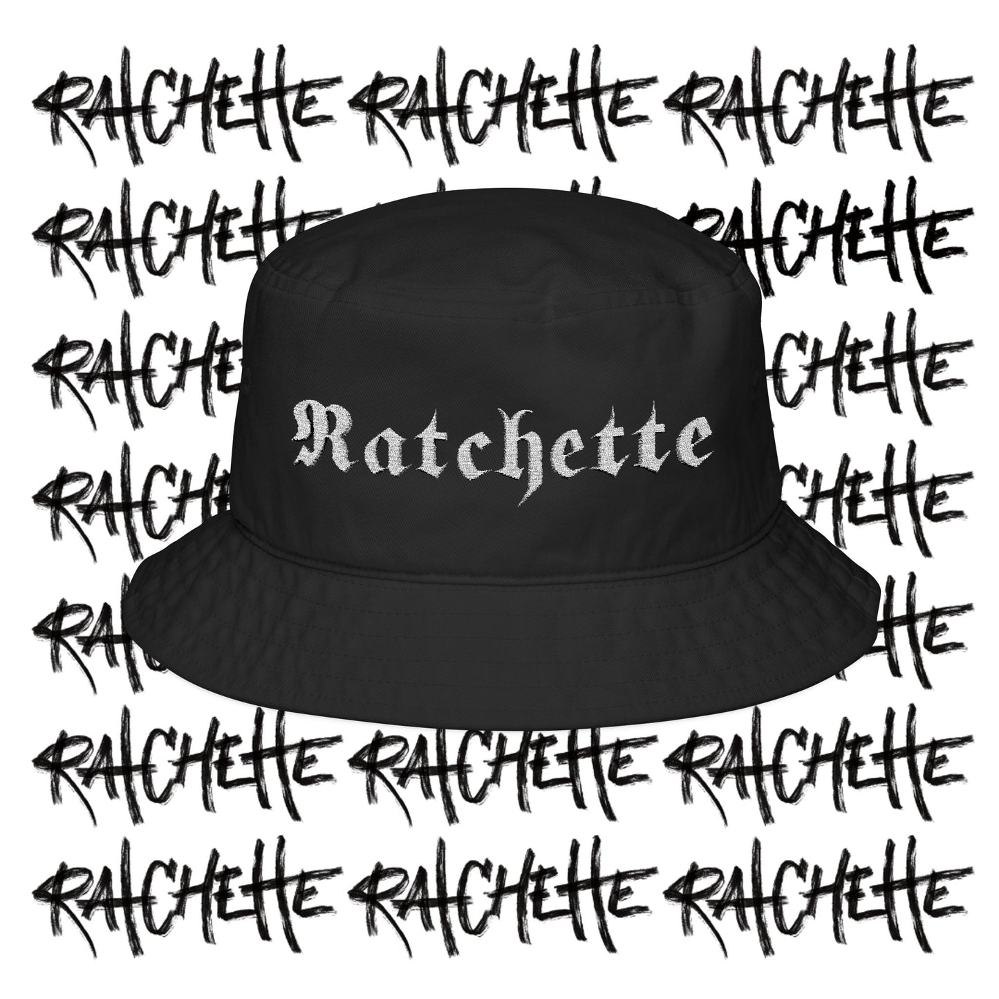 Ratchette Club - Trendy Embroidered Bucket Hat