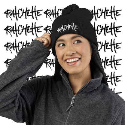 Ratchette Pom-Pom Knit Cap