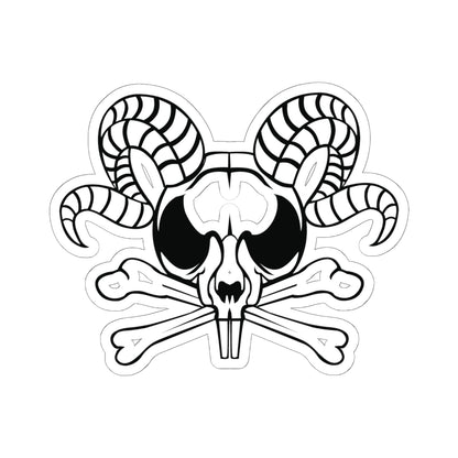 Descent to Darkness Skull- Kiss-Cut Stickers