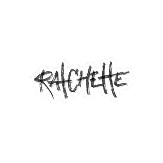 Stylish Kiss-Cut Sticker - 'RACHETTE'
