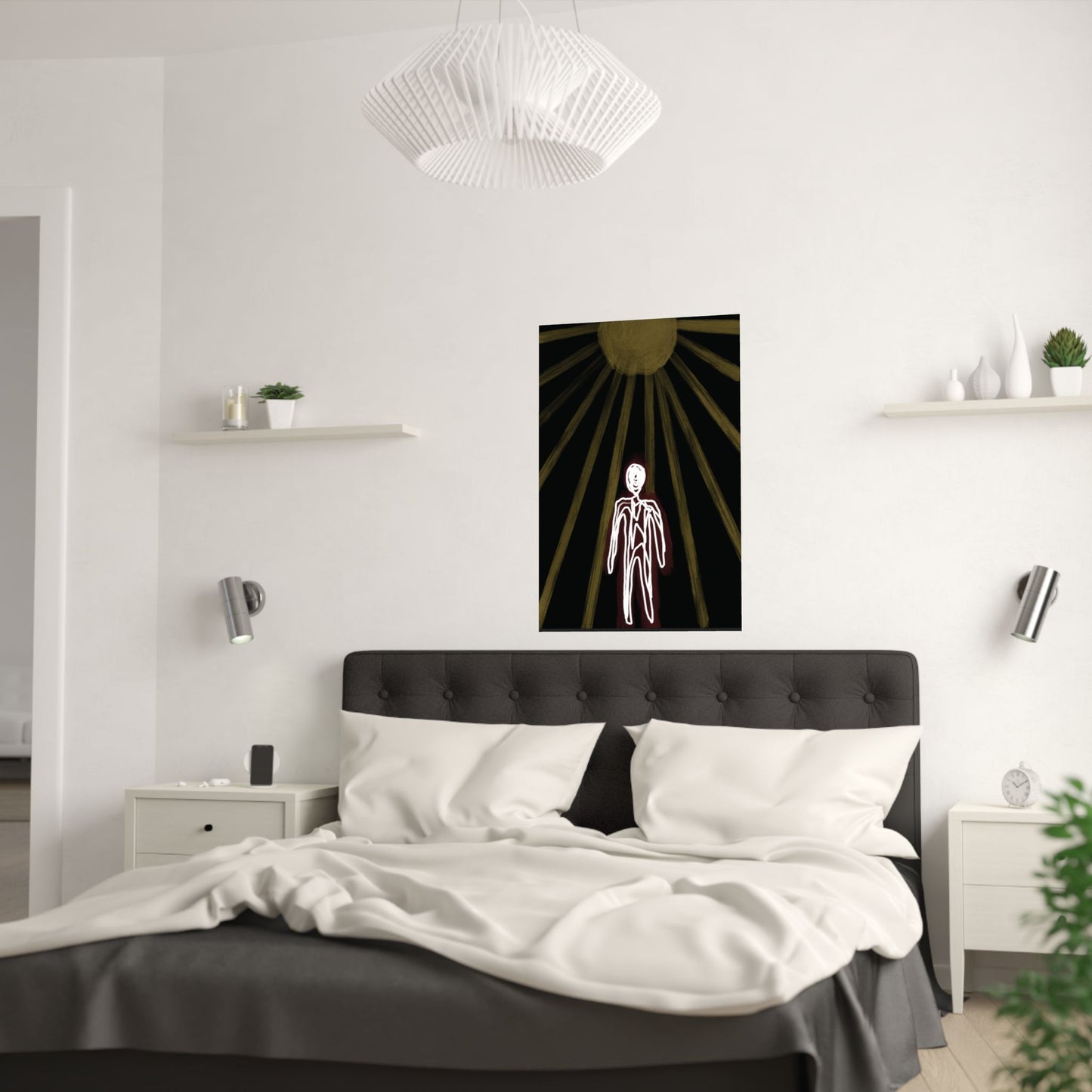 Satin Poster - Am I Human - 210gsm Artwork